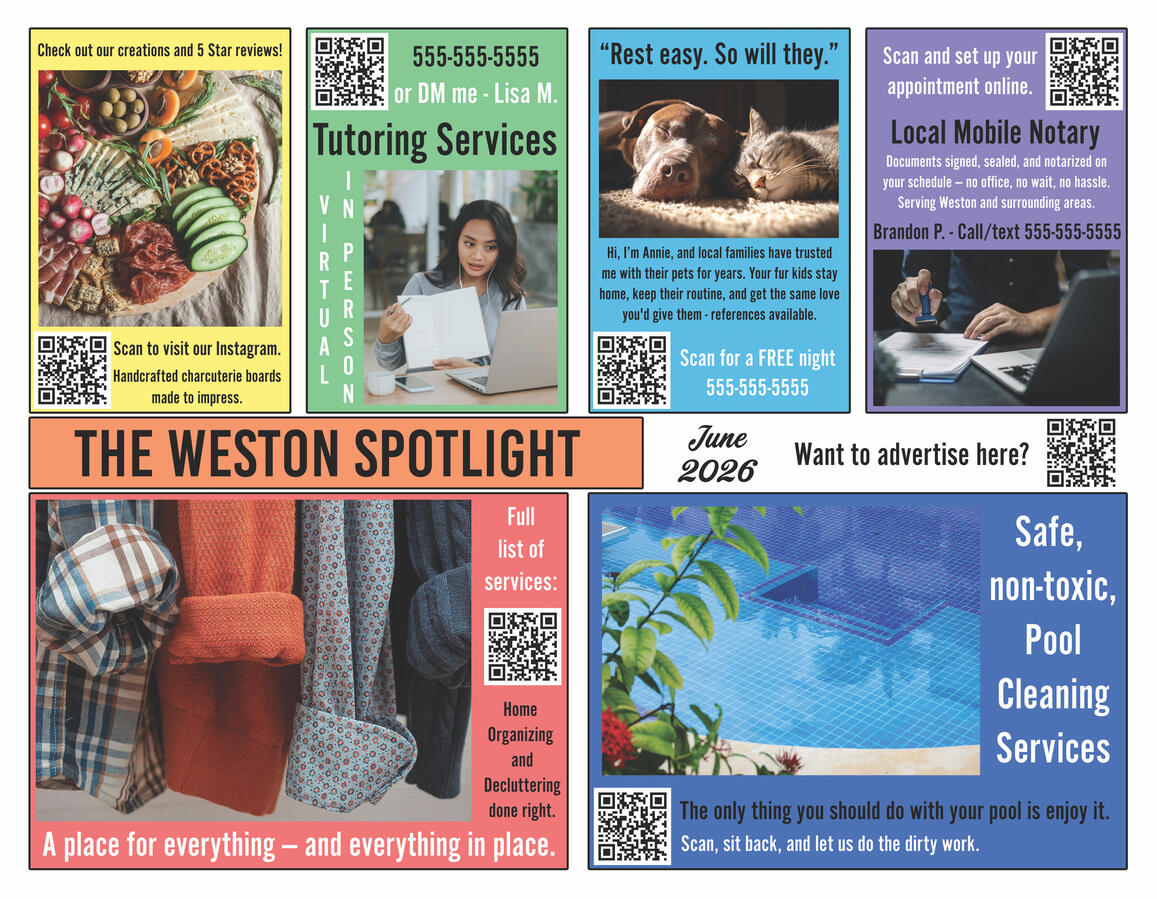 Reach Out Media sample back postcard Reach Out Media sample back postcard